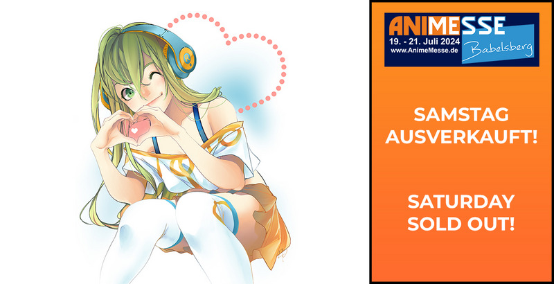 Samstag ausverkauft - Anime Messe Babelsberg 2024